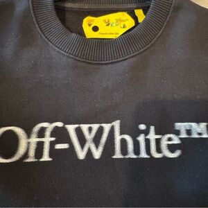 Off-White Kids NWOT Logo Sweatshirt – Black, Size 12